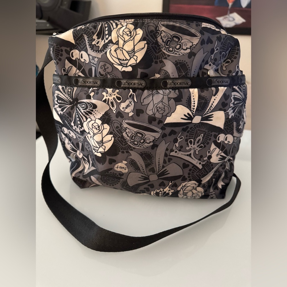 LeSportsac Black and Gray Women's Bag